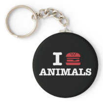 i love animals2 keychains