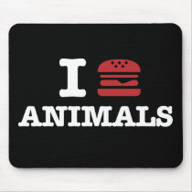 i love animals2 mouse pad