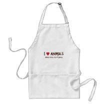 I Love Animals aprons