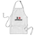 i love animals aprons by strk3 i love animals aprons