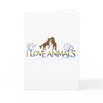 I LOVE ANIMALS cards by briddel I LOVE ANIMALS cards