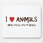 I Love Animals Mousepads