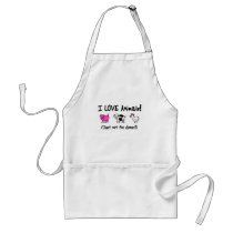 I Love Animals Vegetarian aprons by PlurDuck I Love Animals Vegetarian aprons