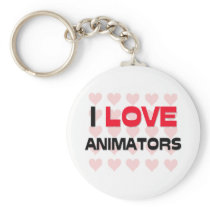 I LOVE ANIMATORS KEY CHAIN