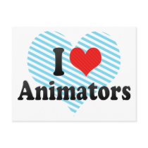 I Love Animators Post Cards