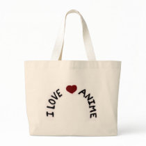 I Love Anime Book Bag