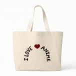 I Love Anime Book Bag
