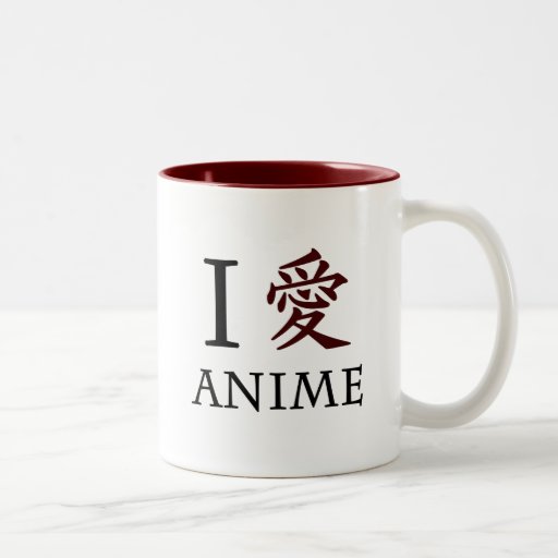I Love Anime Coffee Mug Zazzle