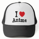 I love Anime heart custom personalized hats by funnycustomtshirts I love Anime heart custom personalized hats