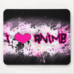 I Love Anime Mousepad