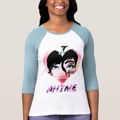 I Love Anime Tee Shirts