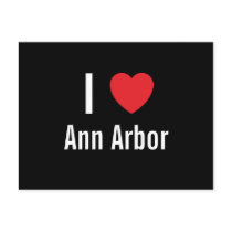 I love Ann Arbor Postcard