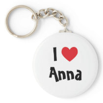 I Love Anna keychains