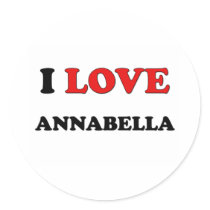 I Love Annabella Sticker
