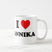 I Love Annika Mug