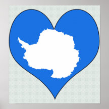 I Love Antarctica Poster