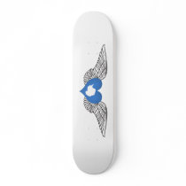 I Love Antarctica -wings Custom Skateboard