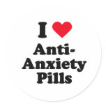 I love anti-anxiety pills stickers