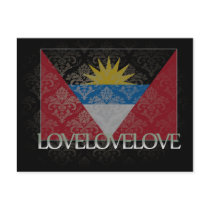 I love Antigua And Barbuda Cool Postcard