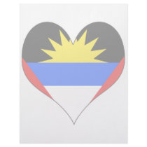 I Love Antigua And Barbuda Letterhead Template