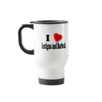 I Love Antigua and Barbuda Mugs