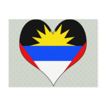 I Love Antigua And Barbuda Postcard