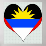 I Love Antigua And Barbuda Posters
