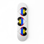 I Love Antigua And Barbuda Custom Skateboard