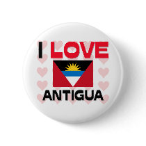 I Love Antigua buttons by tshirtshirts I Love Antigua buttons