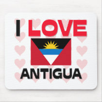 I Love Antigua mousepads by tshirtshirts I Love Antigua mousepads