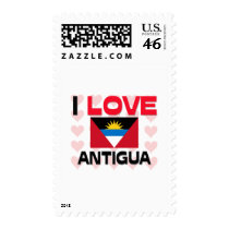 I Love Antigua postage
