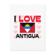 I Love Antigua postcards