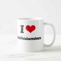 I Love Antihistamines Coffee Mugs