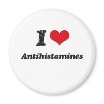 I Love Antihistamines Refrigerator Magnet