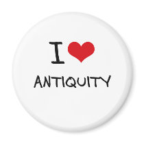 I Love Antiquity Refrigerator Magnet