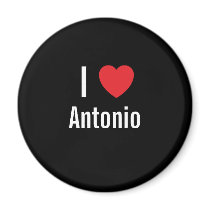 I love Antonio magnets by funnycustomtshirts I love Antonio magnets