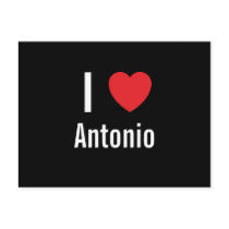 I love Antonio postcards by funnycustomtshirts I love Antonio postcards