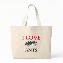 I Love Ants Canvas Bags