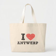 I Love Antwerp Canvas Bag