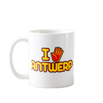 I Love Antwerp (hand) Mug