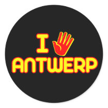 I Love Antwerp (hand) Sticker