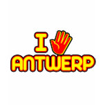 I Love Antwerp (hand) t-shirts