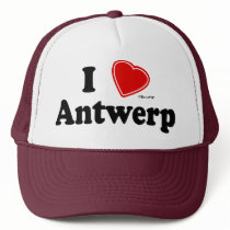 I Love Antwerp Trucker Hats