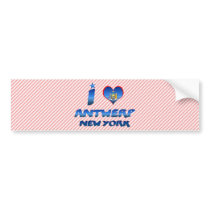 I love Antwerp, New York Bumper Sticker
