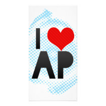 I Love AP Picture Card