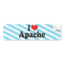 I Love Apache Bumper Stickers