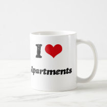 I Love Apartments Mugs