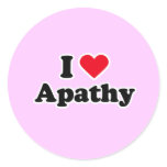 I love apathy stickers