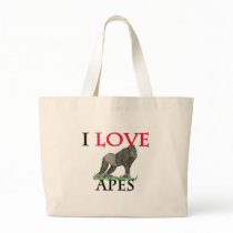I Love Apes bags by tshirtshirts I Love Apes bags