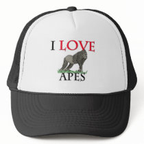I Love Apes hats by tshirtshirts I Love Apes hats